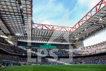 2023-04-01 - A general view inside the stadium during Serie A 2022/23 football match between FC Internazionale and ACF Fiorentina at Giuseppe Meazza Stadium, Milan, Italy on April 01, 2023 - INTER - FC INTERNAZIONALE VS ACF FIORENTINA - ITALIAN SERIE A - SOCCER