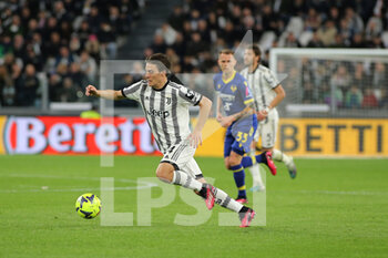 01/04/2023 - Nicola' Fagioli (Juventus FC) in action - JUVENTUS FC VS HELLAS VERONA - SERIE A - CALCIO