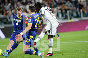 2023-04-01 - Moise Kean (Juventus FC) scores the goal - JUVENTUS FC VS HELLAS VERONA - ITALIAN SERIE A - SOCCER