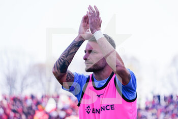 2023-04-02 - Ciro Immobile (SS Lazio) claps his hands to SS Lazio supporters - AC MONZA VS SS LAZIO - ITALIAN SERIE A - SOCCER