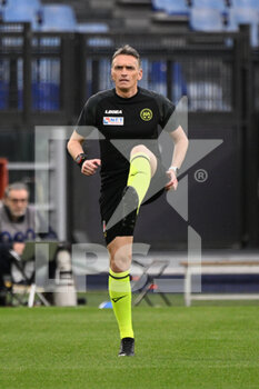 2023-04-02 - Massimiliano Irrati referee during the Italian Football Championship League A 2022/2023 match between AS Roma vs UC Sampdoria at the Olimpic Stadium in Rome  on 02 Apri 2023. - AS ROMA VS UC SAMPDORIA - ITALIAN SERIE A - SOCCER