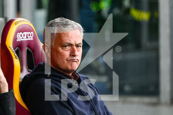 2023-04-02 - Jose’ Mourinho coach (AS Roma)  during the Italian Football Championship League A 2022/2023 match between AS Roma vs UC Sampdoria at the Olimpic Stadium in Rome  on 02 Apri 2023. - AS ROMA VS UC SAMPDORIA - ITALIAN SERIE A - SOCCER