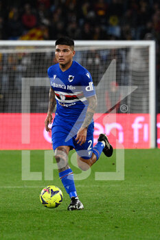 2023-04-02 - Bruno Amione (UC Sampdoria)  during the Italian Football Championship League A 2022/2023 match between AS Roma vs UC Sampdoria at the Olimpic Stadium in Rome  on 02 Apri 2023. - AS ROMA VS UC SAMPDORIA - ITALIAN SERIE A - SOCCER