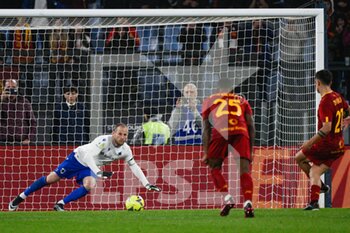 2023-04-02 - Paulo Dybala (AS Roma)  goal 2-0 during the Italian Football Championship League A 2022/2023 match between AS Roma vs UC Sampdoria at the Olimpic Stadium in Rome  on 02 Apri 2023. - AS ROMA VS UC SAMPDORIA - ITALIAN SERIE A - SOCCER