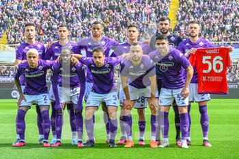 2023-04-08 - Fiorentina's line-up - ACF FIORENTINA VS SPEZIA CALCIO - ITALIAN SERIE A - SOCCER