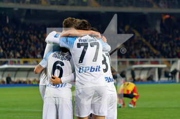 2023-04-07 - SSC Napoli celebrates after scoring a goal - US LECCE VS SSC NAPOLI - ITALIAN SERIE A - SOCCER