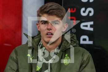 2023-04-07 - Charles De Ketelaere of AC Milan looks on during Serie A 2022/23 football match between AC Milan and Empoli FC at San Siro Stadium, Milan, Italy on April 07, 2023 - AC MILAN VS EMPOLI FC - ITALIAN SERIE A - SOCCER