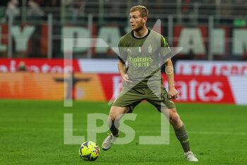 2023-04-07 - Tommaso Pobega of AC Milan in action during Serie A 2022/23 football match between AC Milan and Empoli FC at San Siro Stadium, Milan, Italy on April 07, 2023 - AC MILAN VS EMPOLI FC - ITALIAN SERIE A - SOCCER