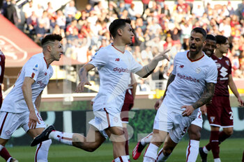 2023-04-08 - Paulo Dybala (AS Roma) celebrates the goal  - TORINO FC VS AS ROMA - ITALIAN SERIE A - SOCCER
