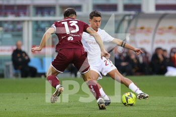 2023-04-08 - Ricardo Rodriguez (Torino FC) vs Paulo Dybala (AS Roma) - TORINO FC VS AS ROMA - ITALIAN SERIE A - SOCCER