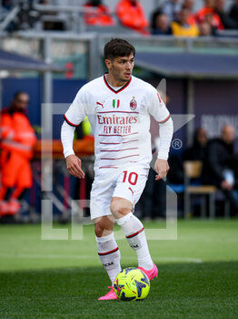 2023-04-15 - Milan's Brahim Diaz portrait in action - BOLOGNA FC VS AC MILAN - ITALIAN SERIE A - SOCCER