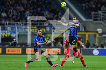 2023-04-15 - Henrikh Mkhitaryan of FC Internazionale in action during Serie A 2022/23 football match between FC Internazionale and AC Monza at Giuseppe Meazza Stadium, Milan, Italy on April 15, 2023 - INTER - FC INTERNAZIONALE VS AC MONZA - ITALIAN SERIE A - SOCCER
