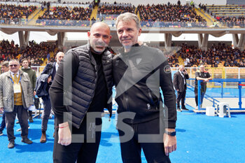 2023-04-16 - Coach Dejan Stankovic (UC Sampdoria) and coach Marco Baroni (US Lecce) - US LECCE VS UC SAMPDORIA - ITALIAN SERIE A - SOCCER