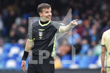 2023-04-15 - Federico La Penna Referent during the Serie A match between SSC Napoli vs Hellas Verona at Diego Armando Maradona Stadium  - SSC NAPOLI VS HELLAS VERONA - ITALIAN SERIE A - SOCCER