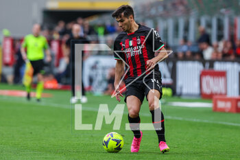 2023-04-23 - Brahim Diaz of AC Milan in action during Serie A 2022/23 football match between AC Milan and US Lecce at San Siro Stadium, Milan, Italy on April 23, 2023 - AC MILAN VS US LECCE - ITALIAN SERIE A - SOCCER