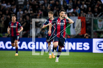 2023-04-30 - Bologna's Riccardo Orsolini celebrates after scoring a goal - BOLOGNA FC VS JUVENTUS FC - ITALIAN SERIE A - SOCCER
