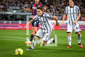 2023-04-30 - Juventus's Federico Chiesa in action - BOLOGNA FC VS JUVENTUS FC - ITALIAN SERIE A - SOCCER