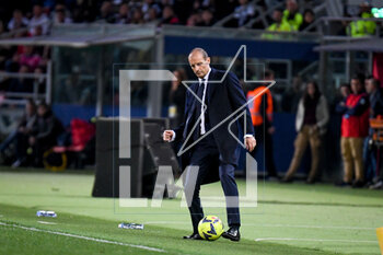 2023-04-30 - Juventus's Head Coach Massimiliano Allegri gestures with the ball - BOLOGNA FC VS JUVENTUS FC - ITALIAN SERIE A - SOCCER