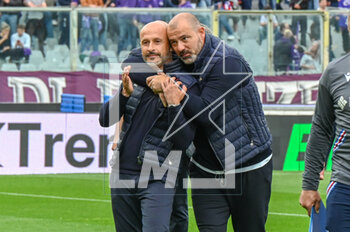2023-04-30 - Fiorentina's Head Coach Vincenzo Italiano and Sampdoria's Head Coach Dejan Stankovic - ACF FIORENTINA VS UC SAMPDORIA - ITALIAN SERIE A - SOCCER