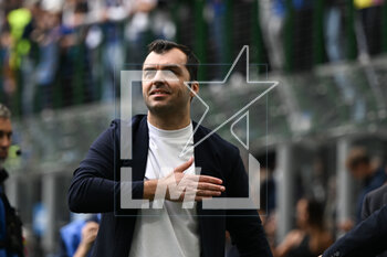 2023-04-30 - Goran Pandev before the match during the Italian Serie A football match between Inter FC Internazionale SS Lazio on 30 of Avril 2023 at Giuseppe Meazza San Siro Siro stadium in Milan, Italy. Photo Tiziano Ballabio - INTER - FC INTERNAZIONALE VS SS LAZIO - ITALIAN SERIE A - SOCCER