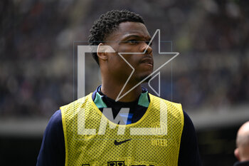 2023-04-30 - Drnzel Dumfries of Inter Fc during the Italian Serie A football match between Inter FC Internazionale SS Lazio on 30 of Avril 2023 at Giuseppe Meazza San Siro Siro stadium in Milan, Italy. Photo Tiziano Ballabio - INTER - FC INTERNAZIONALE VS SS LAZIO - ITALIAN SERIE A - SOCCER