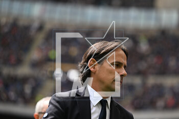 2023-04-30 - Coach Simone Inzaghi Inter Fc during the Italian Serie A football match between Inter FC Internazionale SS Lazio on 30 of Avril 2023 at Giuseppe Meazza San Siro Siro stadium in Milan, Italy. Photo Tiziano Ballabio - INTER - FC INTERNAZIONALE VS SS LAZIO - ITALIAN SERIE A - SOCCER