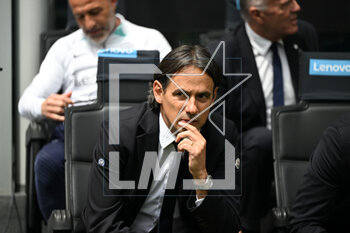 2023-04-30 - Coach Simone Inzaghi Inter Fc during the Italian Serie A football match between Inter FC Internazionale SS Lazio on 30 of Avril 2023 at Giuseppe Meazza San Siro Siro stadium in Milan, Italy. Photo Tiziano Ballabio - INTER - FC INTERNAZIONALE VS SS LAZIO - ITALIAN SERIE A - SOCCER