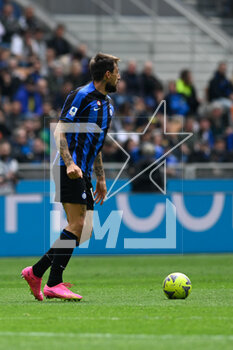 2023-04-30 - Francesco Acerbi of Inter Fc during the Italian Serie A football match between Inter FC Internazionale SS Lazio on 30 of Avril 2023 at Giuseppe Meazza San Siro Siro stadium in Milan, Italy. Photo Tiziano Ballabio - INTER - FC INTERNAZIONALE VS SS LAZIO - ITALIAN SERIE A - SOCCER