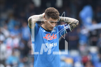 2023-04-30 - Giovanni Di Lorenzo of SSC Napoli disappointed at the end of the race during the Serie A match between SSC Napoli vs US Salernitana 1919 at Diego Armando Maradano Stadium - SSC NAPOLI VS US SALERNITANA - ITALIAN SERIE A - SOCCER
