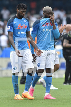 2023-04-30 - Andre’ Anguissa of SSC Napoli disappointed at the end of the race during the Serie A match between SSC Napoli vs US Salernitana 1919 at Diego Armando Maradano Stadium - SSC NAPOLI VS US SALERNITANA - ITALIAN SERIE A - SOCCER