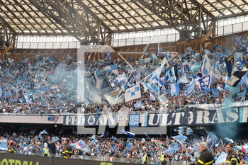 2023-04-30 - Napoli fans during the Serie A match between SSC Napoli vs US Salernitana 1919 at Diego Armando Maradano Stadium - SSC NAPOLI VS US SALERNITANA - ITALIAN SERIE A - SOCCER