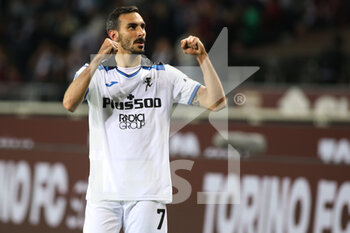 2023-04-29 - Davide Zappacosta (Atalanta BC) celebrates - TORINO FC VS ATALANTA BC - ITALIAN SERIE A - SOCCER