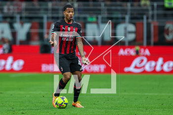 2023-05-03 - Aster Vranckx of AC Milan in action during Serie A 2022/23 football match between AC Milan and US Cremonese at San Siro Stadium, Milan, Italy on May 03, 2023 - AC MILAN VS US CREMONESE - ITALIAN SERIE A - SOCCER