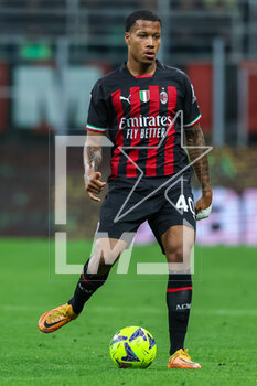 2023-05-03 - Aster Vranckx of AC Milan in action during Serie A 2022/23 football match between AC Milan and US Cremonese at San Siro Stadium, Milan, Italy on May 03, 2023 - AC MILAN VS US CREMONESE - ITALIAN SERIE A - SOCCER