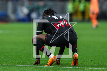 2023-05-03 - Rafael Leao of AC Milan reacts at the end of the match during Serie A 2022/23 football match between AC Milan and US Cremonese at San Siro Stadium, Milan, Italy on May 03, 2023 - AC MILAN VS US CREMONESE - ITALIAN SERIE A - SOCCER