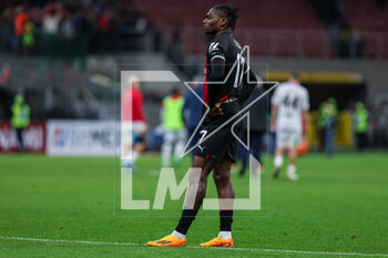 2023-05-03 - Rafael Leao of AC Milan expresses disappointment at the end of the match during Serie A 2022/23 football match between AC Milan and US Cremonese at San Siro Stadium, Milan, Italy on May 03, 2023 - AC MILAN VS US CREMONESE - ITALIAN SERIE A - SOCCER