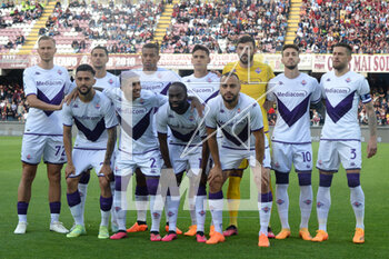 2023-05-03 - the formation of the Florentine during the Serie A match between US Salernitana 1919 ACF Fiorentina at Arechi Stadium - US SALERNITANA VS ACF FIORENTINA - ITALIAN SERIE A - SOCCER