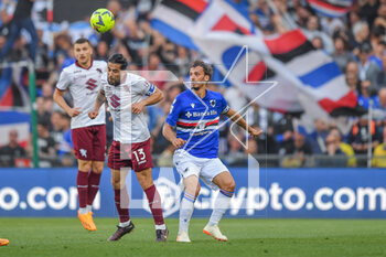 2023-05-03 - Ricardo Ivan Sola Rodriguez (Torino) - Manolo Gabbiadini (Sampdoria) - UC SAMPDORIA VS TORINO FC - ITALIAN SERIE A - SOCCER
