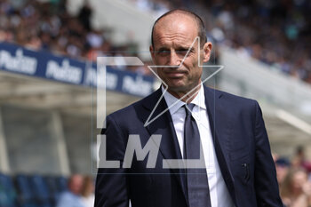 2023-05-07 - Head Coach Massimiliano Allegri of Juventus FC looks on - ATALANTA BC VS JUVENTUS FC - ITALIAN SERIE A - SOCCER