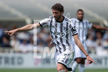 2023-05-07 - Manuel Locatelli of Juventus FC gestures - ATALANTA BC VS JUVENTUS FC - ITALIAN SERIE A - SOCCER