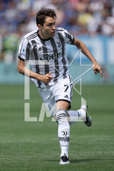 2023-05-07 - Federico Chiesa of Juventus FC in action - ATALANTA BC VS JUVENTUS FC - ITALIAN SERIE A - SOCCER