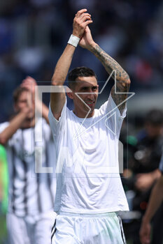 2023-05-07 - Angel Di Maria of Juventus FC celebrates - ATALANTA BC VS JUVENTUS FC - ITALIAN SERIE A - SOCCER
