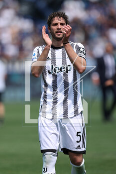 2023-05-07 - Manuel Locatelli of Juventus FC celebrates - ATALANTA BC VS JUVENTUS FC - ITALIAN SERIE A - SOCCER