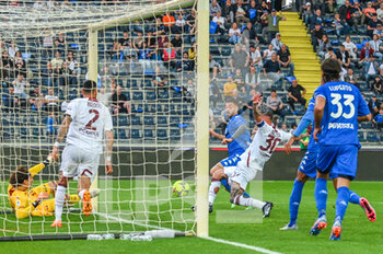 2023-05-08 - Empoli's Francesco Caputo shots on goal - EMPOLI FC VS US SALERNITANA - ITALIAN SERIE A - SOCCER