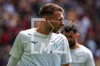 2023-05-06 - Ciro Immobile of SS Lazio looks on during Serie A 2022/23 football match between AC Milan and SS Lazio at San Siro Stadium, Milan, Italy on May 06, 2023 - AC MILAN VS SS LAZIO - ITALIAN SERIE A - SOCCER