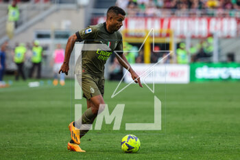 2023-05-06 - Junior Messias of AC Milan in action during Serie A 2022/23 football match between AC Milan and SS Lazio at San Siro Stadium, Milan, Italy on May 06, 2023 - AC MILAN VS SS LAZIO - ITALIAN SERIE A - SOCCER