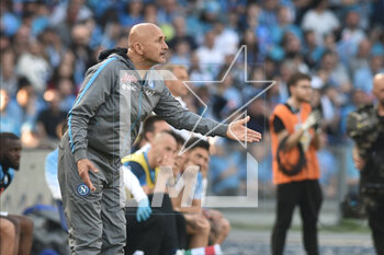 2023-05-07 - Luciano Spalletti coach of SSC Napoli gesticulates during the Serie A match between SSC Napoli vs ACF Fiorentina at Diego Armando Maradona Stadium - SSC NAPOLI VS ACF FIORENTINA - ITALIAN SERIE A - SOCCER