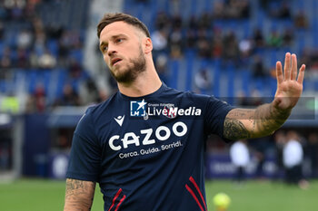 2023-05-14 - Marko Arnautovic (Bologna FC) greets Bologna FC supporters - BOLOGNA FC VS AS ROMA - ITALIAN SERIE A - SOCCER