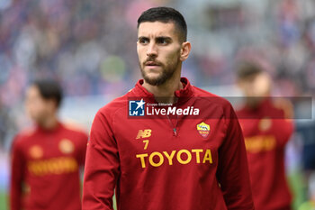2023-05-14 - Lorenzo Pellegrini (As Roma) portrait - BOLOGNA FC VS AS ROMA - ITALIAN SERIE A - SOCCER