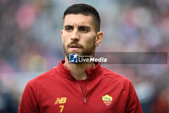 2023-05-14 - Lorenzo Pellegrini (As Roma) portrait - BOLOGNA FC VS AS ROMA - ITALIAN SERIE A - SOCCER